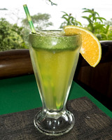 Lemonade with herba buena (mint)