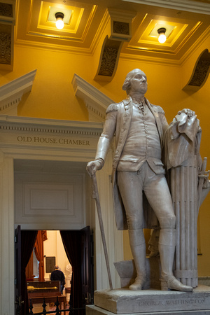 Life-size sculpture of George Washington