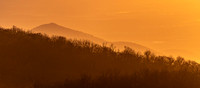 Fall sunset from Bearfence Mountain, Shenandoah NP
