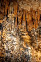 Stalactite and stalagmite details