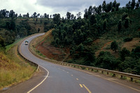 Highway in the Aberdare Mountains