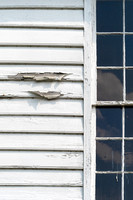 Peeling paint & window at the River House