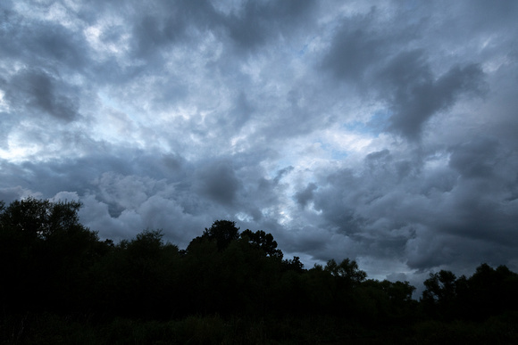 Storm approaching Tuckahoe Creek, Henrico