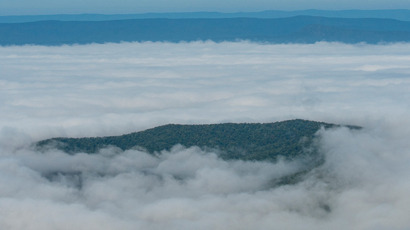 Shenandoah Valley clouds from Jewell Hollow Overlook, Shenandoah NP