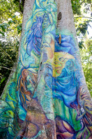 Painting on tree