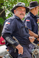 Horse-mounted police officer