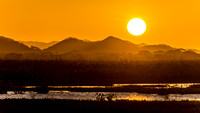 Sunset over the marsh