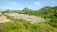 Karst limestone hills