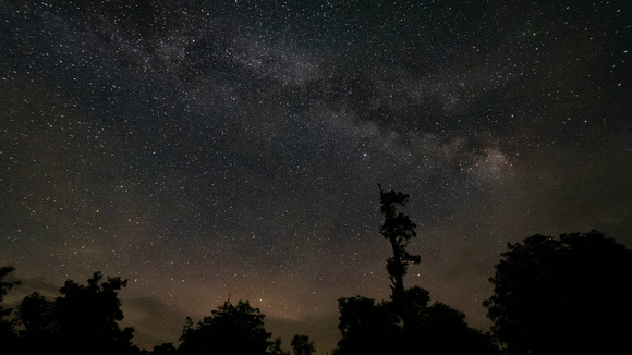 June Milky Way from Stony Man Mountain Overlook, Shenandoah NP