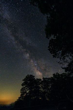 May Milky Way Thorofare Mountain Overlook, Shenandoah NP