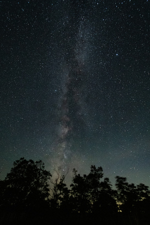 June Milky Way from Big Meadows, Shenandoah National Park
